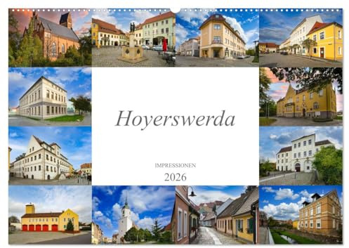 Hoyerswerda Impressionen (Wandkalender 2026 DIN A2 quer), CALVENDO Monatskalender: Die schönsten Bildmotive aus Hoyerswerda (CALVENDO Orte)