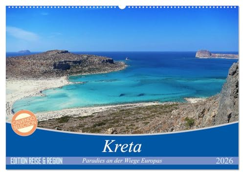 Kreta - Paradies an der Wiege Europas (Wandkalender 2026 DIN A2 quer), CALVENDO Monatskalender: Anspruchsvolle Fotografien von Cristina Wilson auf der ... Insel Kreta (CALVENDO Orte)