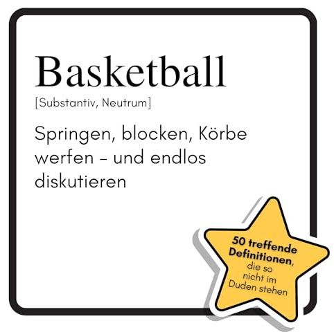 Basketball: Springen, blocken, Körbe werfen – und endlos diskutieren. Das lustige Geschenkbuch für Mann, Frau, Kollege, Freund zu Geburtstag, Weihnachten