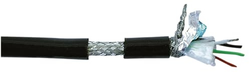 DAP Dig-Quad 4 Pol DMX Kabel schwarz 100m Rolle