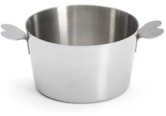 De Buyer 3125.10 Backform für Charlotte, Griffe aus Edelstahl 18/10, ohne Deckel diámetro: 10 cm