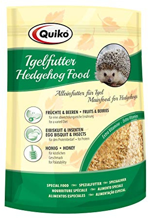Quiko Igelfutter 3 x 500g - Hochwertige Vollnahrung - Speziell auf die Bedürfnisse des Igels abgestimmt