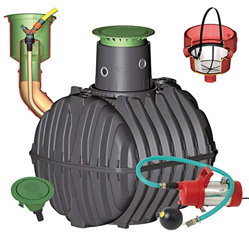 Carat 4800 L Garten-Komfort - Graf Erdtank-Paket begehbar