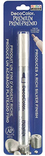 Uchida DecoColor Premium Fine Tip Paint Marker, Silver by UCHIDA