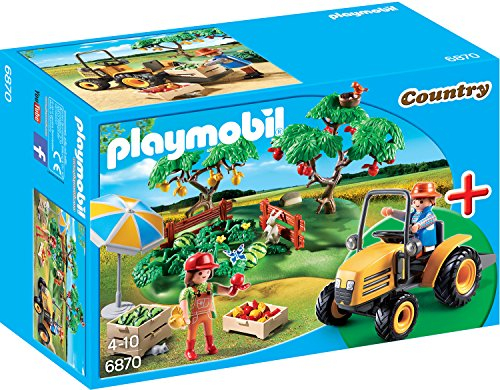 Playmobil 6870 Starter Set Couple de fermiers avec verger