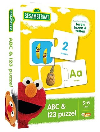 Sesamstraat ABC- en 123 puzzel
