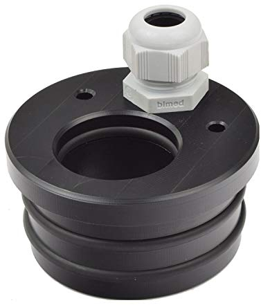 Agora-Tec® Brunnendeckel für 3 Zoll DN 80 Brunnenrohr für 32 mm PE-Rohr