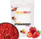 Fraises Lyophilisées en Morceaux 70g - Fruits Lyophilisés - Fraises Déshydratées - Fraises Séchées - Fruits Déshydratés en Morceaux pour Pâtisserie, Décoration de Gâteaux, Céréales et Desserts