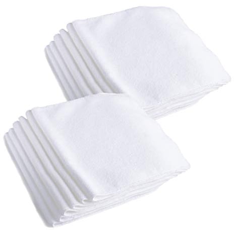 LTWHOME Chiffonnettes de Rechange Lavable Convient pour Nettoyeurs Vapeur Kärcher (Lot de 12)