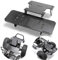 MOHERO Carbon Fiber RC Battery Tray Front Battery Holder Chassis Battery Mount for 1/10 Axial SCX10 RC Model Crawler Car Refit Parts