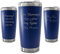 Personalised Engraved 500ml Dark Blue Travel Cup, Personalise with Any Message