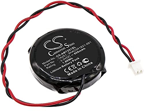 TCTK Akku 600mAh Kompatibel mit [ABB] AC500, PM56X, PM5xx, TA251 Ersetzt 3HAC041821-001, TA251