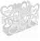 Porte-revues Cozy blanc métal fer (10 x 20 x 30 cm)