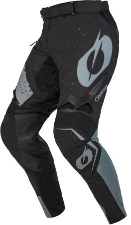 O'NEAL | NEU | Motocross-Hose | MX MTB Mountainbike Motorrad Enduro | Langlebige Materialien, Atmungsaktiven Denierstoffen | Prodigy Pants Five Two V.23 | Erwachsene | Schwarz Grau | Größe 32/48