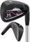 MAZEL Golf Eisen Single1,2,3,4,5,6,7,8,9, P, A,S, Edelstahl Golf Club Eisen für Männer Rechtshänder (Black Individual Iron,RH, #6 Iron)