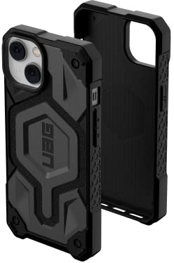 URBAN ARMOR GEAR UAG Designed for iPhone 14 Case Silver 6.1 Monarch Pro Built-in Magnet Compatible with MagSafe Charging Rugged Shockproof Dropproof Premium Protective Cover