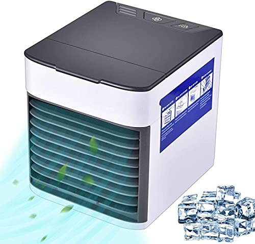 VVLXRIC Aire Acondicionado Portatil Barato - Ultra Silencioso Neveras PequeñAs Portatiles, Cree Su Zona De Enfriamiento Personal Mini Congelador - para HabitacióN, Oficina, Cocina, Coche, Hogar