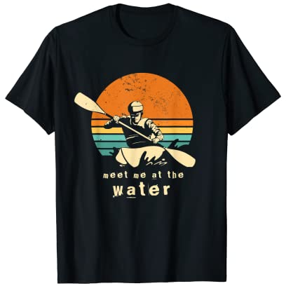 Kajak-Zitat Meet me at the water Kajak-Outfit T-Shirt