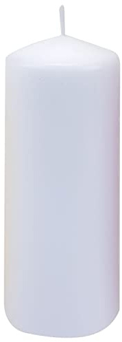 VFM - Scented Pillar Candle (15cm Tall), Candles Gifts for Women, Home Décor, Fragrant Wax Candles (Fresh Linen)