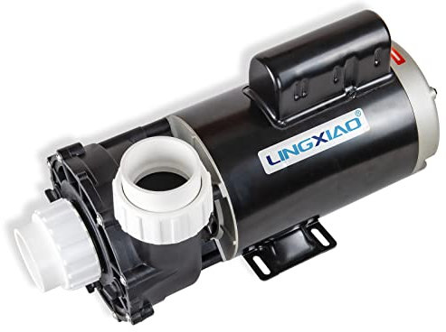 LINGXIAO Pompe de spa WUA200-II, pompes de spa à 2 vitesses pour jacuzzi - Moteur de pompe LX SPA, 2 HP, 220-240 V, port de 5,1 cm, cadre 56 (mode : 56WUA200-II)