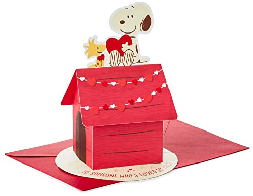 Hallmark Valentinstagskarte, Valentinstagskarte für eine Person, die ich liebe, Disney Minnie & Mickey Mouse Design, rot, weiß