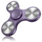 Coolden Fidget Spinner Metall Fidget Toys EDC Hand Spinner Hochwertig Angst Anti Stress Relief Spielzeug Geschenk für Kinder Erwachsene Edelstahl Leiser Fingerkreisel für Büro Schule Lila