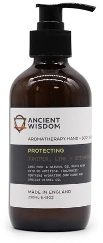 Ancient Wisdom Gel douche pour les mains et le corps genévrier, citron vert et menthe verte 250 ml