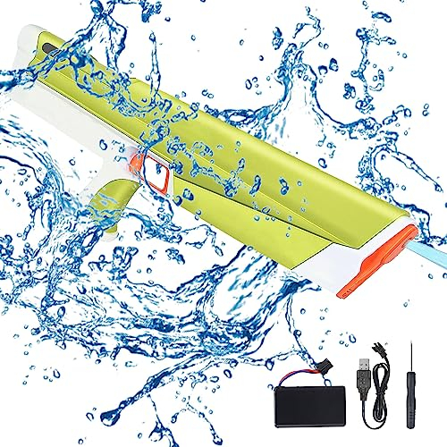 Pistolet à Eau électrique,Pistolet à Eau Automatique Grande Capacité,Puissants Pistolets à Eau Longue Distance,Jouet de Pistolet à Eau pour Piscine d'été,pour Jeux d Eau,l'été,Piscine,Plage