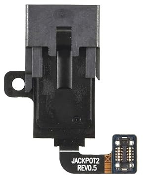 OnlyTech - Flachbandkabel für Klinkenstecker (Kopfhörer/Kopfhörer) Ersatz für Samsung Galaxy A8 2018 SM-A530F