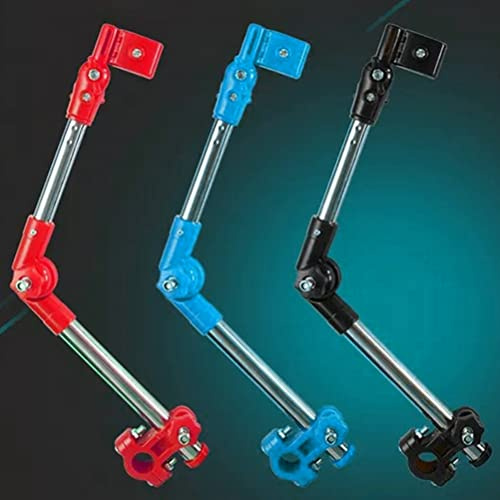 HEEPDD Fahrrad-Regenschirmhalter, Fahrrad-Regenschirm-Stretch-Halterung, Flexibel, für Kinderwagen (Blau)