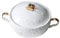 UGCER Soupière en céramique avec louche à Soupe, Bol à Soupe en céramique de Style européen élégant pour Restaurant, décoration de Cuisine à Domicile, Pot à Soupe