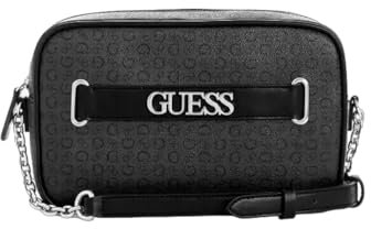 Guess Creswell Logo Top Zip Crossbody, Kohle Multi, Einheitsgröße