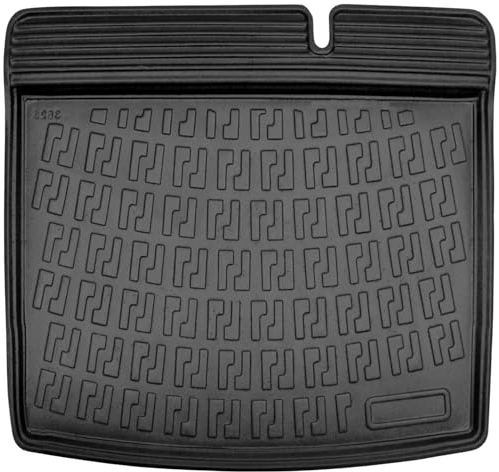 Trimak Passgenau 3D Kofferraumwanne Kompatibel mit Renault Megane E-Tech ab 2021 Kofferraummatte Schutzmatte Auto Zubehör Antirutschmatte Kantenschutz TPE Gummi Dauerhaft Schwarz