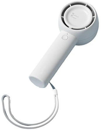 BUPEI Mini ventilateur Portable ventilateur sans lame Rechargeable ventilateur de poche personnel Super silencieux petit ventilateur de poche (Color : White 4500mAH)