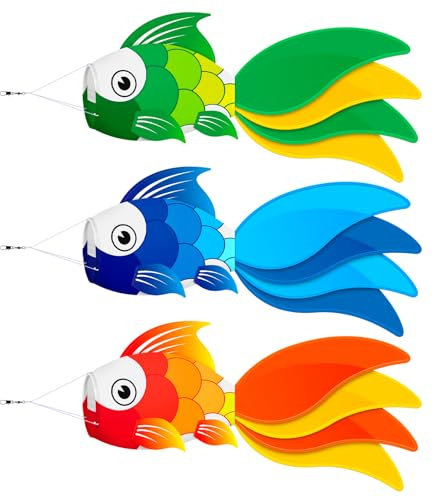 SGftre Manica a vento da 101 cm, resistente per esterni, ideale per barche da pesca in spiaggia, Halloween e decorazioni natalizie, set da 3 pezzi, perfetto per Pasqua e San Valentino