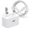 20W USB C Fast Charger with 2M Cable [MFi Certified] for iPhone 14/14 Plus/14 Pro/14 Pro Max/13 12 11 XS XR X XS SE 8 7 Mini,iPad, USBC Plug UK Power Adapte and 6FT USB C to Lightning Cable