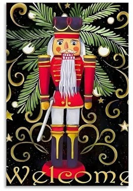 ZCJYMX Poster décoratif sur toile pour chambre à coucher, motif Casse-noisette, soldat, 60 x 90 cm