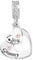KunBead Granny I Love You Rose Gold Heart Dangle Birthday Charms Compatible with Pandora Charm Bracelet for Women