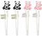 Palillos de Entrenamiento para Niños, Xiuyer 4 Pares de Palillos de Entrenamiento para Principiantes para Niños Bebé Principiante Adulto, Palillos de Entrenamiento para Niños(Panda)