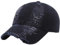 Ausing Baseball Cap Herren Basecap Herren Retro Vintage Denim Baseball Cap Distressed Baseball Cap Herren Sonnenschutz Blau
