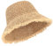 Zylioo X-Large Straw Bucket Hats for Big Heads,Summer UPF50+ Beach Holiday Sun Hat Khaki