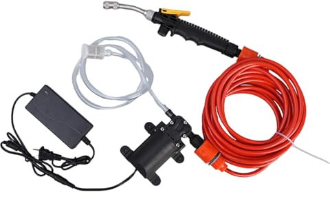 Lavaggio Auto Portatile, Lavapressione Elettrico ad Acqua, Pulizia per Condizionatore, Campeggio, Barca, Giardino e Doccia Esterna