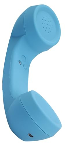 Retro-Telefonhörer, wiederaufladbarer Empfänger, strahlgeschützt | Headset mit Typ-C-Anschluss für Telefon - für Schreibtischseite Wohnzimmer Schule Haus Krankenhaus Festnetztelefon Senioren