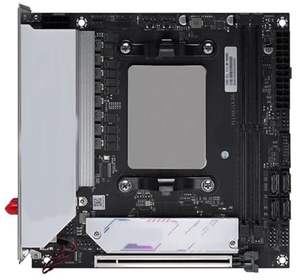 Placas Base Fit For TOPC Ryzen AMD R9 8945HX/7945HX/7845HX Mini-ITX Placa Base Combo DDR5 6200MHz 2×M.2 PCIe4.0 WiFi6 BT5.3 NAS, renderizado de Juegos