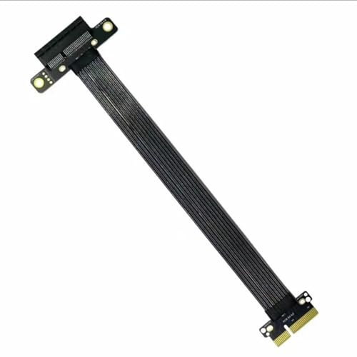 Ranuw Cavo di prolunga PCIe 4X maschio a femmina. Espandi le funzioni del computer per schede grafiche 8 / s, trasferimento rapido da maschio a femmina