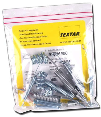 TEXTAR Zubehörsatz, Feststellbremsbacken 97032200 | Kompatibel mit: ALPINA B7, AUDI Q7, Q7 Van, BMW 3 Cabriolet, 3 Coupe, 5, 5, 5 Gran Turismo, 5 Touring, 6, 6 Cabriolet, 7, 7