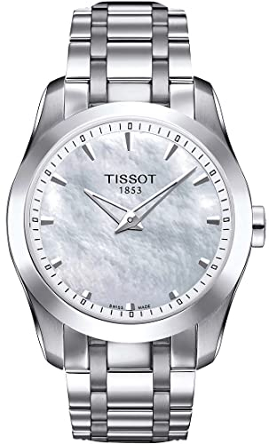 Tissot Damen Analog Quarz Uhr mit Edelstahl Armband T035.246.11.111.00