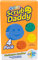 Scrub Daddy Colors Esponja Scrub Daddy, Estropajo Cara Sonriente Limpieza Anti-Rayaduras, Esponja Lavable Antibacteriana y Reutilizable para Cocina y Baño, con Tecnología Flextexture - Paquete de 4