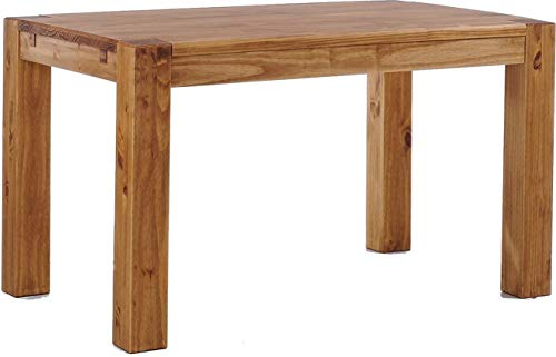 Esstisch Rio Kanto 160x100 cm Brasil Pinie Massivholz Größe und Farbe wählbar Esszimmertisch Küchentisch Holztisch Echtholz vorgerichtet für Ansteckplatten Tisch ausziehbar Brasilmöbel