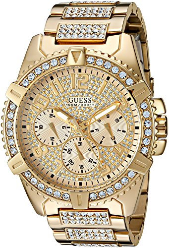 GUESS Reloj analógico para Mujeres de Cuarzo con Correa en Acero Inoxidable U0799G2
